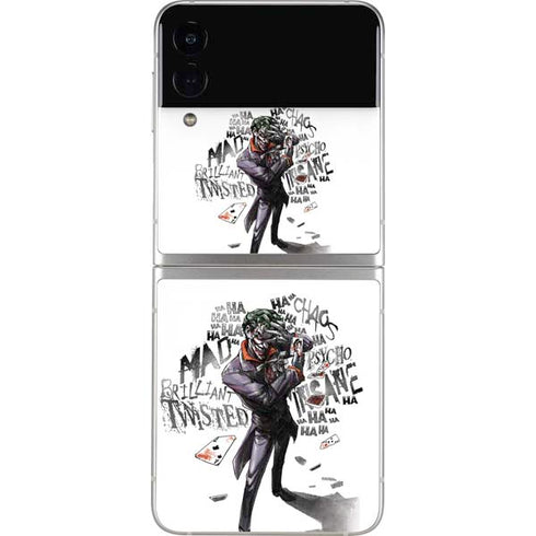 DC Comics The Joker Brilliantly Twisted Galaxy Z Flip3 5G Skin